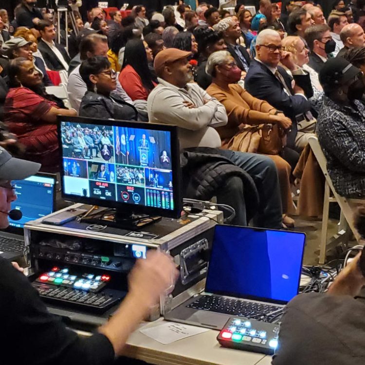Live video switching the state of the city address of Richmond, VA